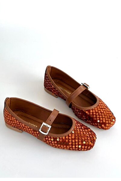 BESKAR Moden Taba Suede Babae Shoes