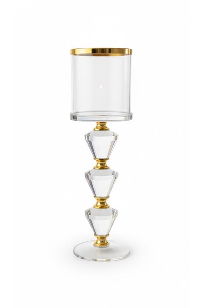 Sembol LORENA GOLD KRISTAL MUMLUK 7X7X24 CM