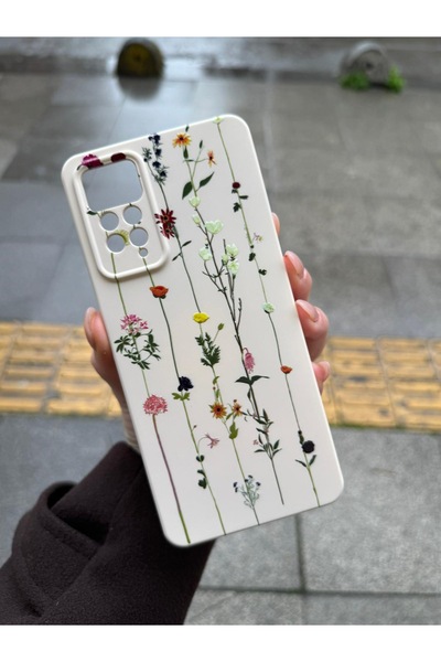OVADA Redmi Note 11 Pro 4G Note 12 Pro 4G Uyumlu Sarmaşık Çiçek Desenli Kamer...