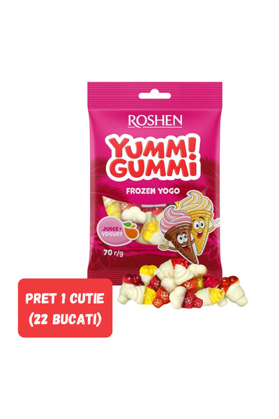 Roshen SET 22 PIECES Yummi Gummi Frozen Yogo 70g/22pcs