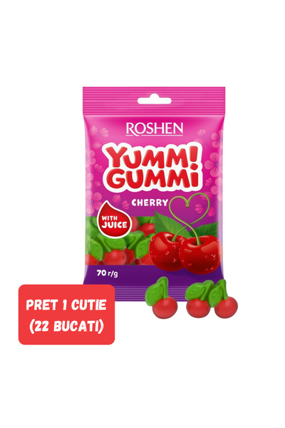 Roshen SET 22 PIECES Yummi Gummi Cherry 70g /22pcs
