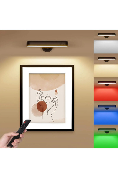 KENNEAS Λάμπα ζωγραφικής LED, ασύρματη, επαναφορτιζόμενη, 3 λειτουργίες, 70 χ...