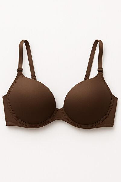 OBJE Kadın Kahverengi Double Destekli Drop Sütyen