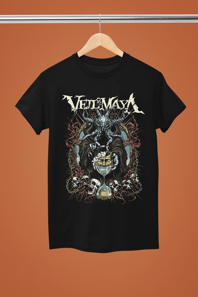 MAGORS VEIL OF MAYA THE ROCK BAND T-SHIRT SA KRATKIM RUKAVIMA I OBIČNIM KROJE...