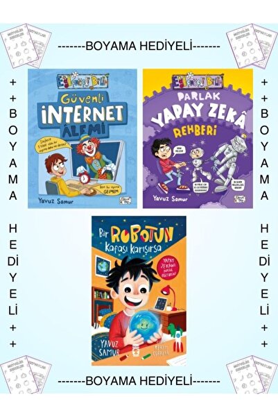 Timaş Yayınları Boyamalı Güvenli İnternet Alemi - Parlak Yapay Zeka Rehberi B...