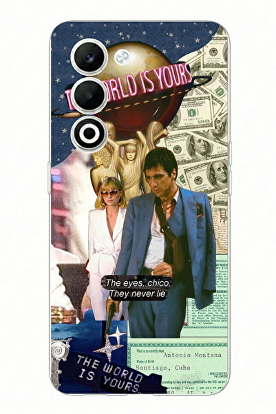 TechTree حافظة من السيليكون مطبوعة بتصميم إلفيرا هانكوك وتوني مونتانا متوافقة...