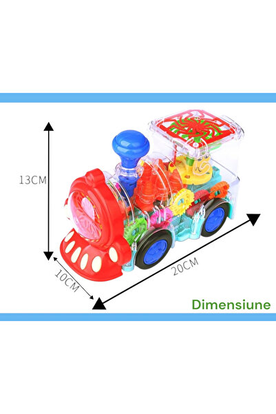 OEM Locomotive with lights and sound, fun and interactive, transparent, ABS, ...