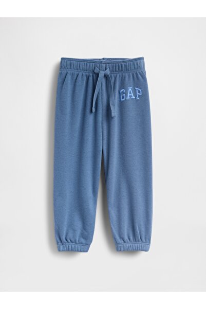 GAP Bebek Mavi VintageSoft Terry Logo Jogger Eşofman Altı