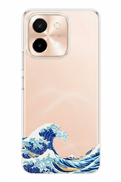 TechTree حافظة من السيليكون مطبوعة بتصميم موجة كاناجاوا أوكي نامي أورا متوافق...