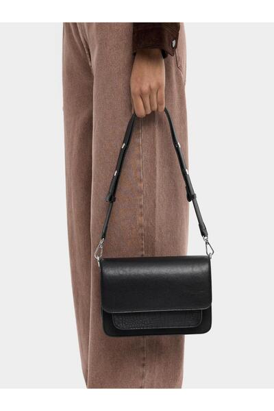 PARFOIS Kapaklı ve Dokulu Çapraz Çanta