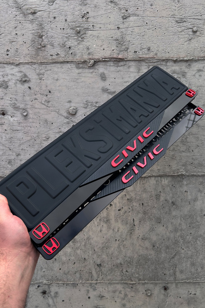 Pleksimanya Honda Civic Karbon Pleksi Takmatik Plakalık