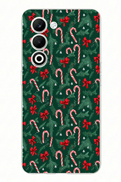 TechTree حافظة سيليكون متوافقة مع هاتف OPPO A5 4G مطبوع عليها شجرة عيد الميلا...