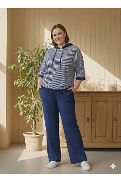 TUSSE Set de trening elegant pentru femei din viscoză, cu din material subțir...