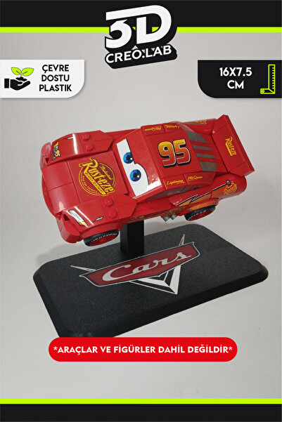 3Dcreo.lab LEGO Speed Champions Şimşek McQueen 77255 Sergileme Standı