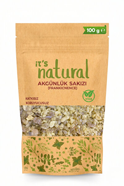 it's Natural Akgünlük Sakızı % 100 Doğal Ak Günlük Reçinesi 100 G