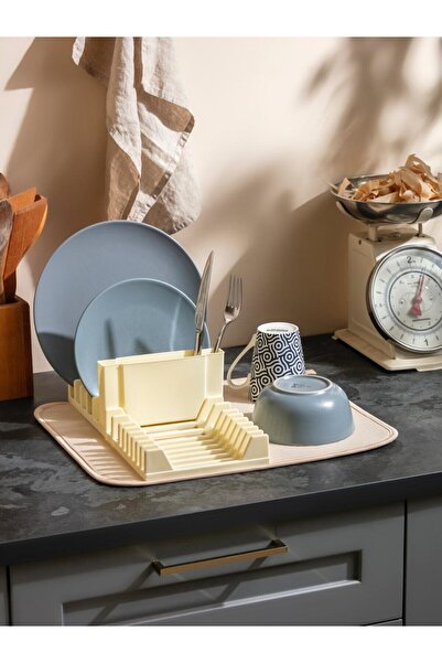 Mutfak Köşesi SmartMat Büyük Katlanabilir Microfiber Matlı 3 Parça Tezgah Üst...