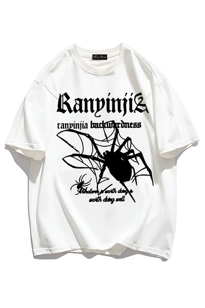 Marco Fresco Îmbrăcăminte casual unisex cu mânecă scurtă, cu imprimeu cu păia...