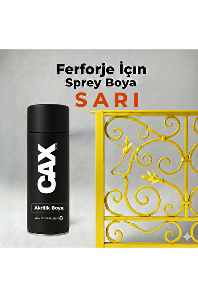 caxcolors CAX Akrilik Sprey Boya 400ml - Ferforje, Metal ve Mobilya Yenileme ...