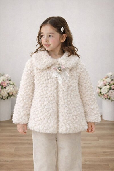 SÜSLÜ PİNK KİDS KIZ ÇOCUK BOLERO CEKET