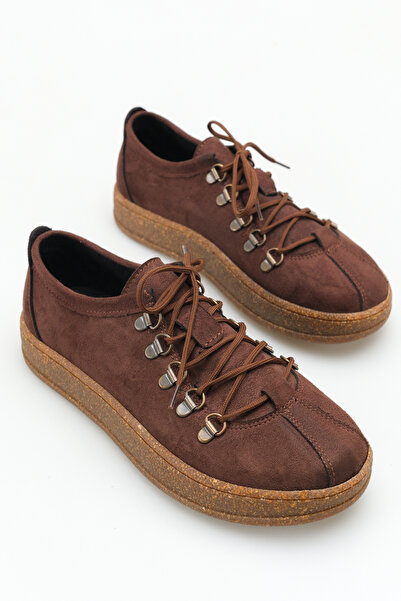 FEMME Women's Loafer Sneaker Daily Casual Moccasin Shoes Lena Brown