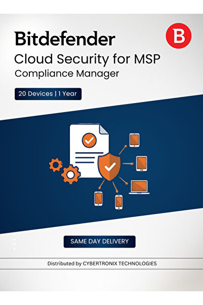 BITDEFENDER Cloud Security for MSP – Compliance Manager 20 Devices|Digital Li...