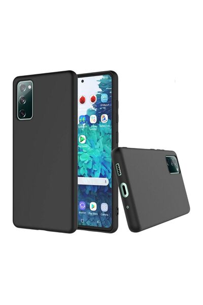 HANPORIUM حافظة سيليكون متوافقة مع هاتف سامسونج جالاكسي S20 FE - غطاء مرن بلو...