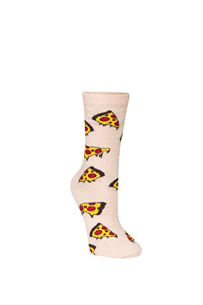 OBJE Unisex Pizza Pattern 5-Piece Socks