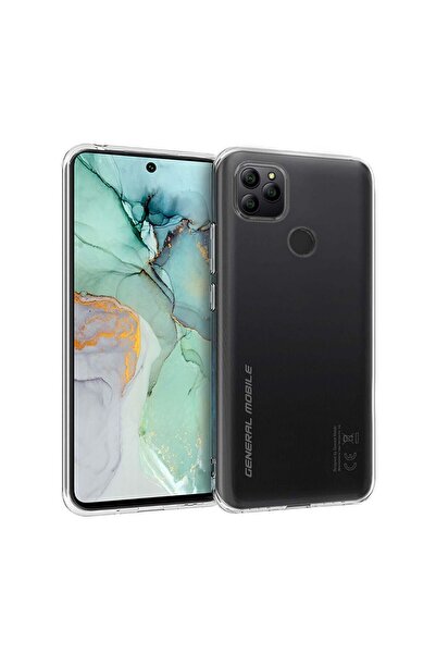 HANPORIUM حافظة سيليكون متوافقة مع جهاز General Mobile GM22 - غطاء مرن بلون ب...