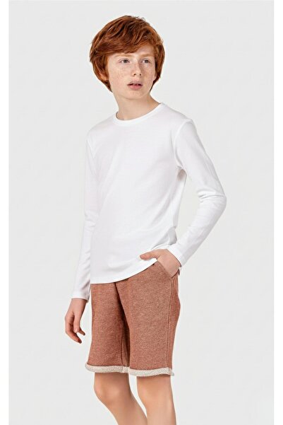 OBJE قميص داخلي قطني بأكمام طويلة للأطفال