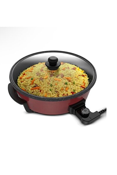 GenelTedarik King K2101 TAVAZADE ÇOK AMAÇLI PİZZA TAVASI KIRMIZI