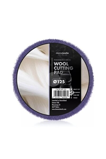 Chemicalworkz Disc abraziv de lustruit cu blană, lamă de tăiere din lână viol...