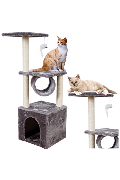 Three top online Zgâriator pentru pisici cu platformă tip tunel pentru casă 3...