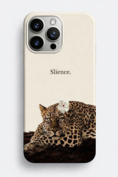 OVADA İphone 16 Pro Max Uyumlu Leopar Desenli Kamera Koruma Çıkıntılı Silikon...