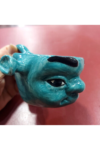 esdekor Large ceramic handmade mug 6cm 1 piece