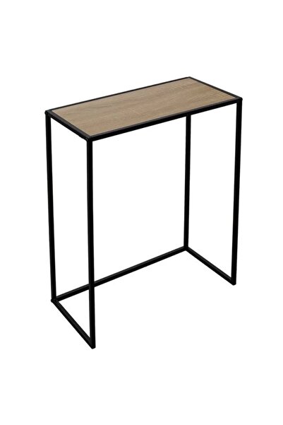 DAsiNU Metal framed rectangular table with mdf surface, 56x26x76cm