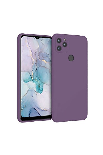 HANPORIUM حافظة سيليكون متوافقة مع جهاز General Mobile GM22 - غطاء مرن بلون ا...