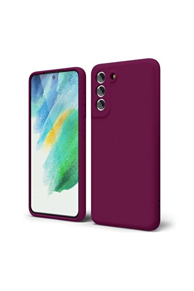 HANPORIUM حافظة سيليكون متوافقة مع هاتف سامسونج جالاكسي S21 FE - غطاء مرن مع ...