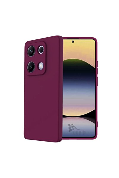 HANPORIUM غطاء سيليكون متوافق مع Redmi Note 14S - غطاء مرن بلون باستيل مع حما...