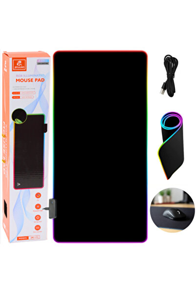 LEAN Mouse and Keyboard Pad with LED Lighting 40x90cm