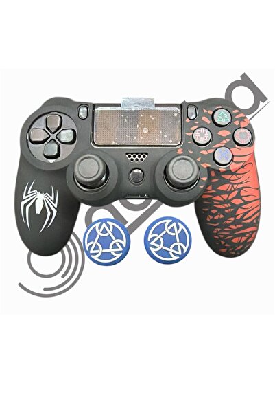 Doreka PS4 Dualshock Spider-Man Koruyucu Silikon Kılıf ve Analog korucusu