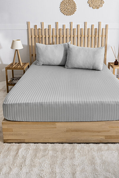 DB DANLA BALDİ Home Collection Elastic Bed Sheet Cotton Satin Double Size