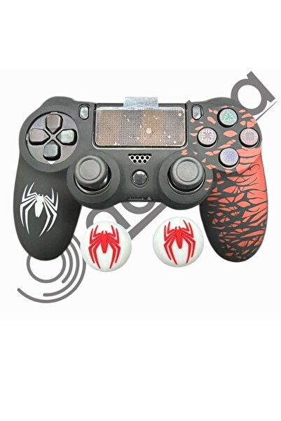 Doreka PS4 Dualshock Spider-Man Koruyucu Silikon Kılıf ve Analog korucusu