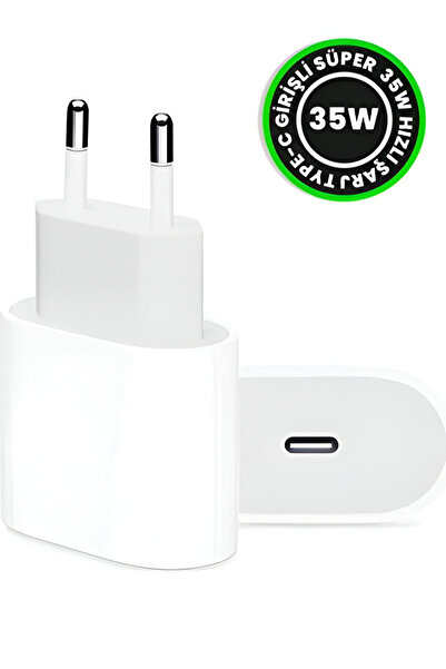HYPERSOFT Iphone 17-16 Serisi Uyumlu 35 W Type-C Giriş Yeni Nesil Güç Adaptör...