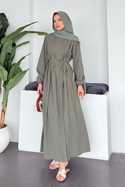 Şulemoda Giyim فستان كونتيس كاكي