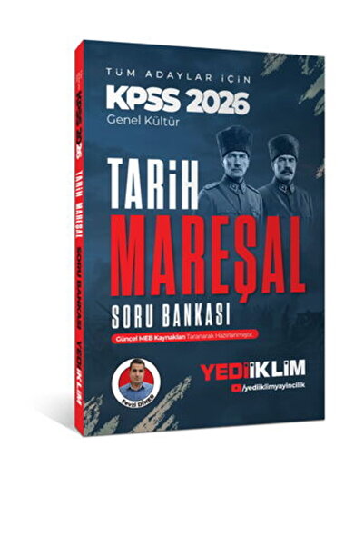Yediiklim Yayınları Yediiklim 2026 KPSS Mareşal Genel Kültür Tarih Tüm Adayla...