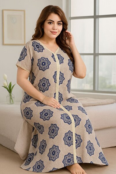 MORRISSA Ladies Half Sleeve Jalabiya Beautiful Rayon Cotton Easy To Wear