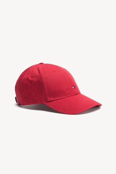 Tommy Hilfiger Adjustable Cap with Discreet Logo, Red