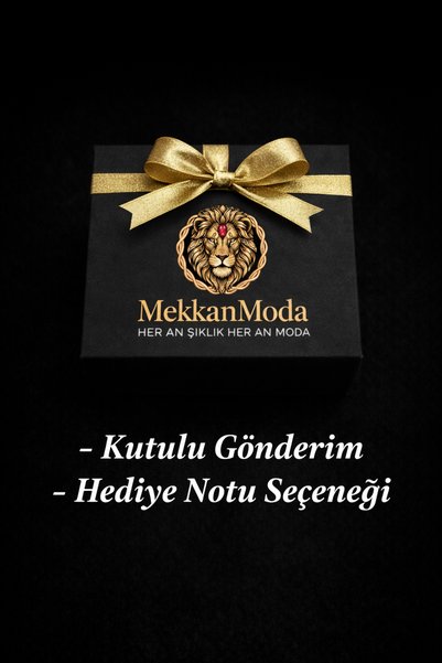 MEKKANMODA Pembe Kuğu Taşlı Özel Kutulu Kadın Çelik Kolye