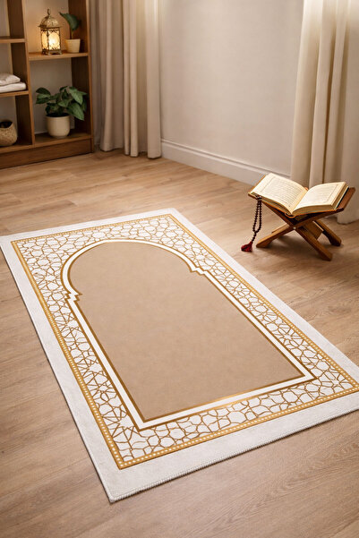 Nihai Ev Dijital Diz Ağrıtmayan Yumuşak Kaymaz Antialerjik Seccade Namazlık Ç...