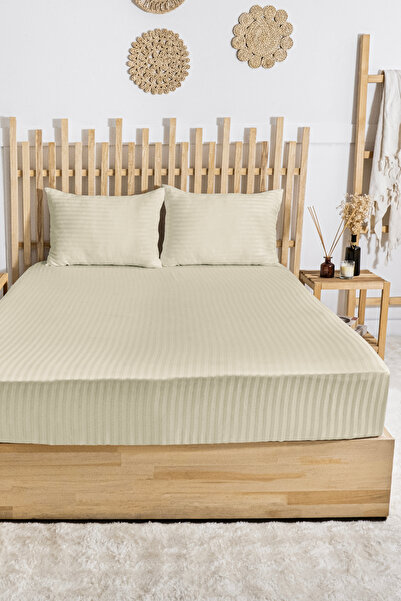 DB DANLA BALDİ Home Collection Elastic Bed Sheet Cotton Satin Double Size